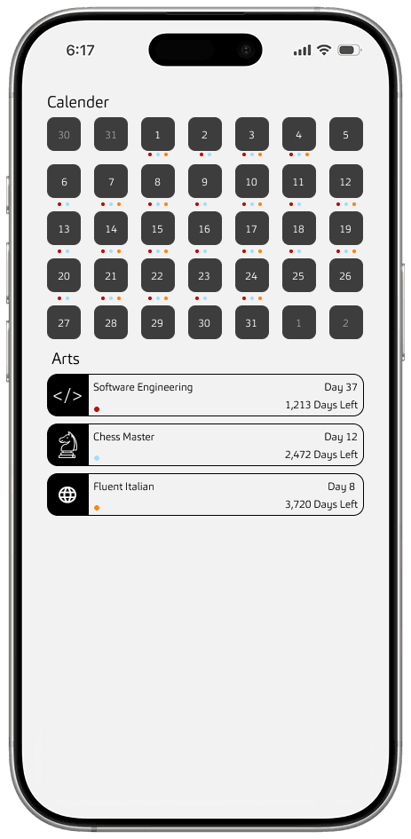 Check In and Log feature