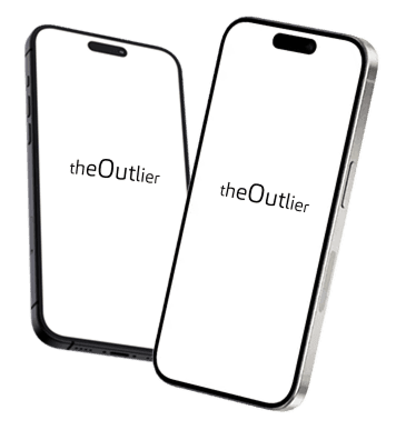 theOutlier app on mobile phones